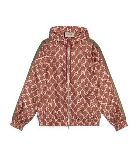 gucci gg supreme hooded jacket|gucci gg supreme money clip.